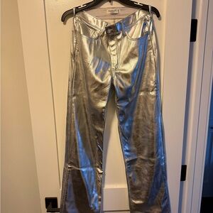 Abercrombie & Fitch Silver Flare Jeans